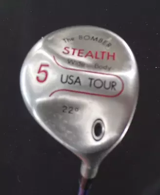 USA Tour The Bomber Stealth 5 Wood 22* Harrison Shaft Ladies Flex • $11.30