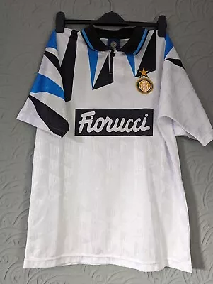 Retro Inter Milan 1992 Away Shirt Brand New Never Worn Medium • £64.99