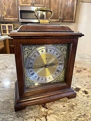 Howard Miller Chime Mantel Clock Wooden Casing Glass Door. Quartz Movement • $39