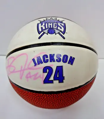 BOBBY JACKSON  #24 Signed Auto Mini Spalding Basketball NBA Sacramento Kings • $18.99