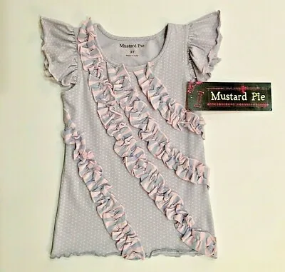 Mustard Pie NWT Toddler Girls Size 2T Rowan Tank Top Shirt Summer Magnolia Coll. • $14.50