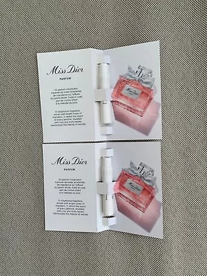 2 X Dior MISS DIOR Parfum 1ml Sample Spray FREEPOST • £6.50