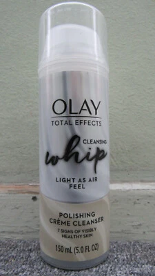 $5.99 • Buy Olay Total Effects 5OZ Cleansing Whip Polishing Creme Cleanser($0 SHIP'N ON 2ND)