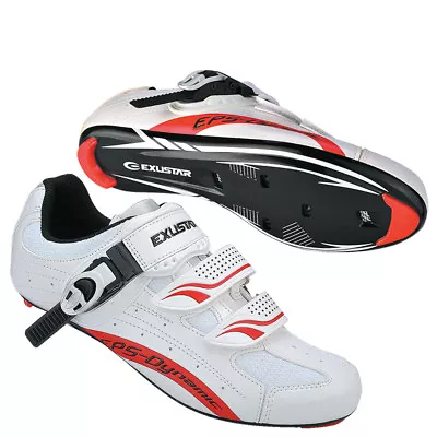 EXUSTAR E-SR403 Shimano SPD SL Look Type Road Bike Bicycle Cycling Shoes • $84.90