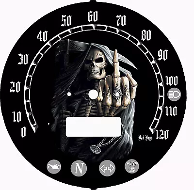 $55 • Buy Yamaha V Star 1100 & XVS & Classic Fit 99-09 ( MPH Or KM/H) Sparrow Finger 