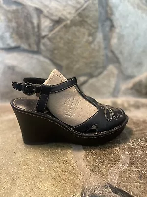 Women's Black Leather Shoes BOC Born Concept Sz 9M • $18