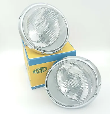 Magneti Marelli Headlights H4 Chrome In Set Suitable For Porsche 911 Year 69-83 • $658.86