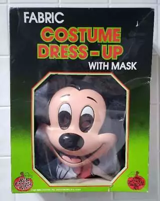 Ben Cooper Vintage Childs Mickey Mouse Costume With Mask In Original Box Size 3- • $36.75