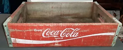 Vintage Coca Cola Wooden Crate ~ Red • $11.50