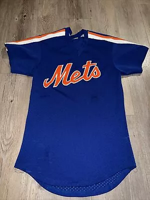 New York Mets Vintage Baseball Jersey Mesh Blue Size Small? Missing Tags • $29.95