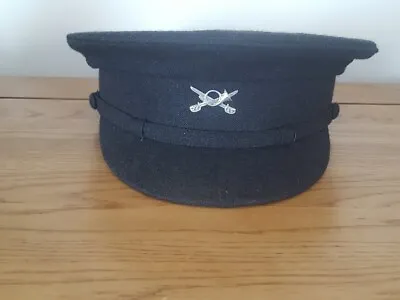 Vintage Soviet Military Hat Peaked Cap Cap And Badge • £36