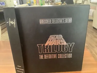 STAR WARS TRILOGY Definitive Collection Widescreen Collector's Laserdisc Box Set • $125