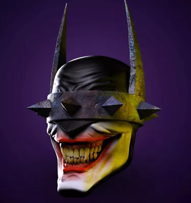 Batman Who Laughs 1:18 Scale Custom Unpainted Head 3.75  Figure • $6.90