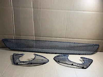 00-02 Mercedes Benz W210 E430 E55 AMG Front Bumper Mesh Grille Grill OEM Set • $399.43