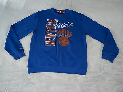 Mitchell Ness New York KNICKS FLEECE WINNING TEAM Crew Neck Pullover Sweatshirt • $80