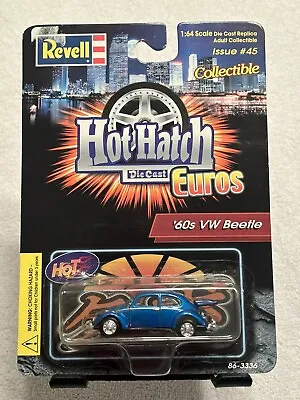 Revell Hot Hatch Euros Series 60s VW Beetle 1/64 Scale Issue #45 (box1F) • $16.95