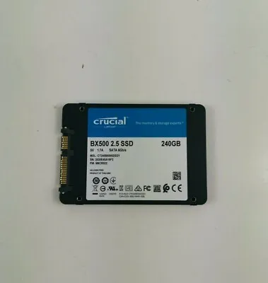 Crucial BX500 240GB CT240BX500SSD1 Internal SSD 3D NAND SATA For IMac/Mac Pro • £59.99