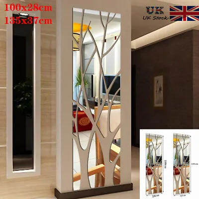 £15.59 • Buy 3D Door Wall Acrylic Stickers Decals Self-adhesive Branches Murals Leaf Decor UK