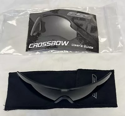 ESS Crossbow Replacement Lens -- SMOKE GRAY -- New - Military Issue - 740-0487 • $24.95