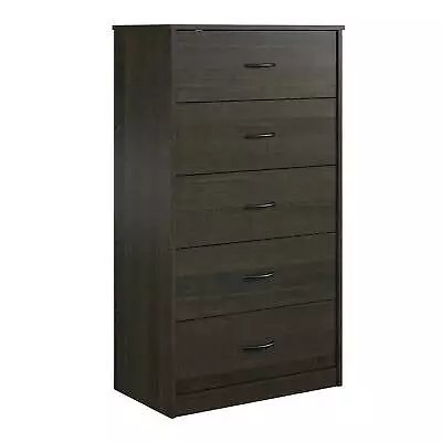 $139 • Buy Mainstays Classic 5 Drawer Dresser, Espresso, Home Furniture Chests Of Drawers