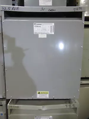 GE 9T23Q9875G03 (NS) 112.5 KVA 480 X 120/208V 3 Phase CU Transformer-T1979 • $2500