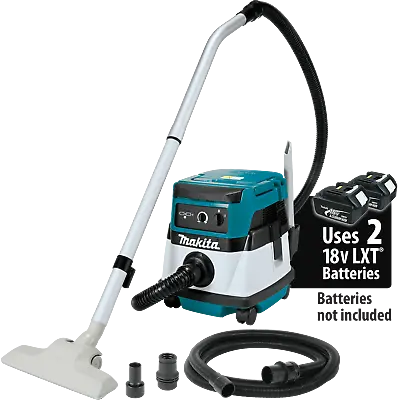 MAKITA 18V LXT HEPA Dry/Dust Cordless/Corded Dry Vacuum 2.1 Gal. (XCV04Z) • $699