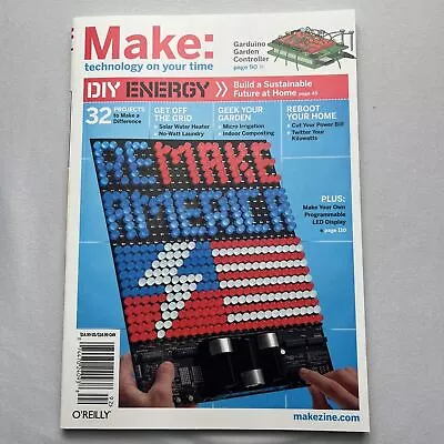 MAKE:TECHNOLOGY ON YOUR TIME MAGAZINE/ Vol 18 Garduino LED Light Brick • $9.71