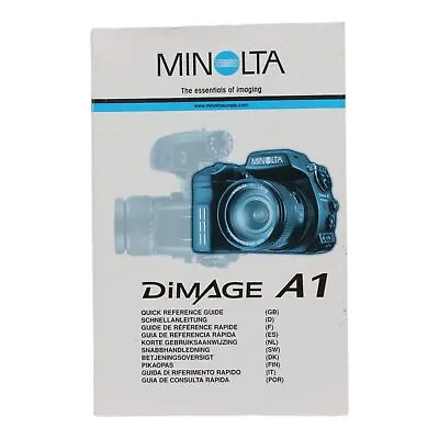 Schnellanleitung Konica Minolta Dimage A1 A-1 A1 A 1 Guide Instruction • $20.39