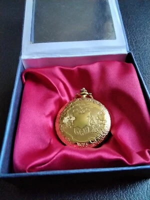 £10 • Buy Gold Coloured Full Hunter Pocket Watch