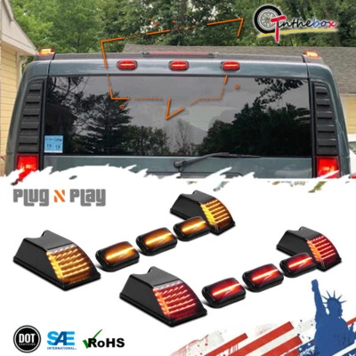 $49.99 • Buy LED Cab Roof Lights Marker Top Lamps For 03-09 Hummer H2 / 05-09 Hummer H2 SUT