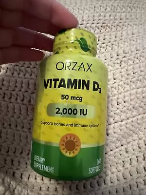 Vitamin D3 2000 Iu 360 Days Supply Supports Immune System Bone Health Mood 02/26 • $18