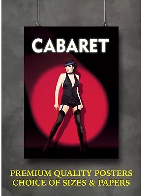 Cabaret Classic Movie Art Large Poster Print Gift A0 A1 A2 A3 A4 • £4.12