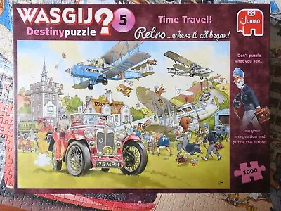 Wasgij Destiny Jigsaw Puzzle 5  Time Travel! 1000 Pieces COMPLETE Excellent • £8.99