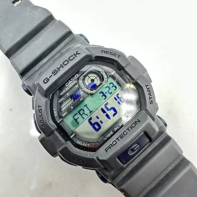 Casio GD350  Men's G-Shock Black Digital World Time Alarm NEW BATTERY • $47.99