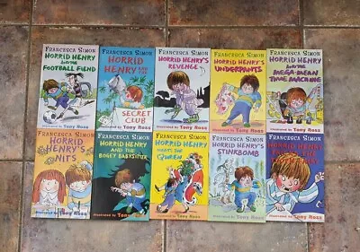 Horrid Henry's Ten Terrible Tales Box Set (Horrid Henry) By Francesca Simon • £6