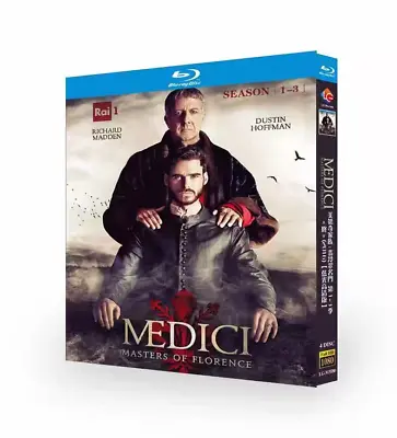 Medici: Masters Of Florence (Season 1-4)-English TV Series Blu-ray 4 Disc All R • $28.49