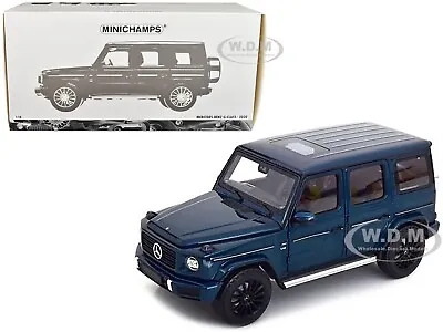 2020 Mercedes-benz Amg G-class Blue 1/18 Diecast Car By Minichamps 110037100 • $199.99