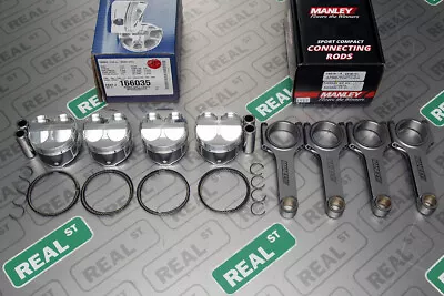 JE Pistons Manley H Beam Rods Honda Prelude H22 H22A1 H22A4 87mm 12.0:1 CR • $1279.17