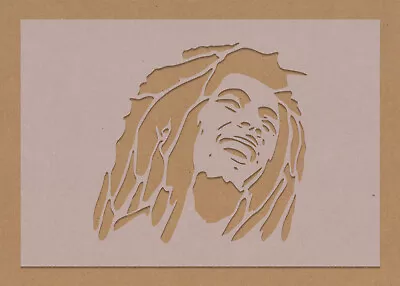 Bob Marley Stencil Celebrity Rock Star Shabby Chic Vintage • £2.99