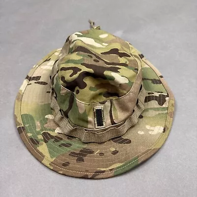 US Military Multicam Boonie Hat Cap Mens 7 1/8 Brown Bucket OEF Sun Fish Hunting • $19.95