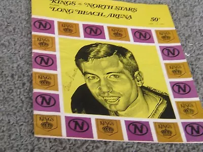 LOS ANGELES KINGS Vs MINNESOTA NORTH STARS December 15 1967 Original Program • $20