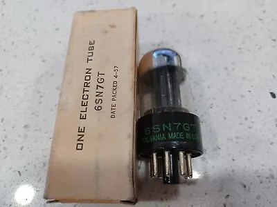 NOS SYLVANIA 6SN7GT  Preamp Tube VT-231 Made In USA Military Stockpile • $65