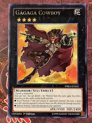 Gagaga Cowboy - WIRA-EN043 - Rare - 1st Edition - NM • $4.95