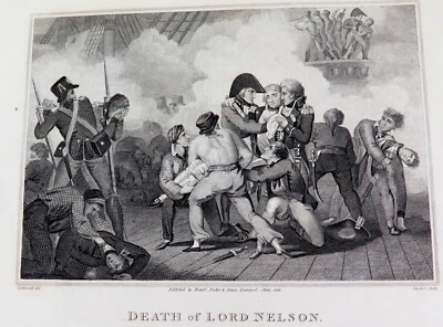 £144.30 • Buy .RARE 1816 COPPERPLATE ENGRAVING. “DEATH Of LORD NELSON” BATTLE Of TRAFALGAR.