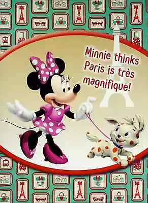 Minnie Mouse Thinks Paris Is Tres Magnifique! - Disney Mini Poster 8 X10.5  • $9.99