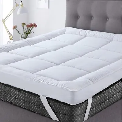 Hotel Quality Ultimate Deep Sleep Mattress Topper 10cm Thick Single Double King • £33.99