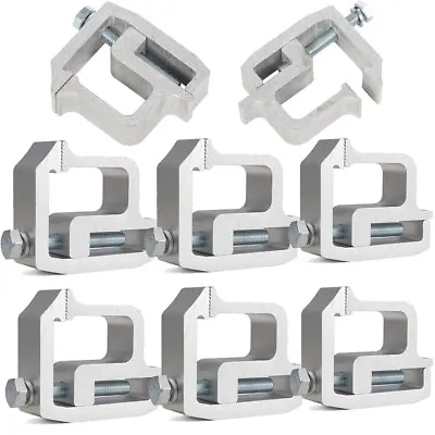 8 PCS Truck Cap Topper Camper Shell Mounting Clamps Heavy Duty Aluminum TL-2002 • $36.99