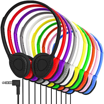 Bulk Headphones For School Office Library K12-College Wholesale Stereo Sound 3.5 • $417.95