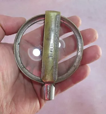 Old Big Folding Magnifying Glass French Used Some Chips And Knocks • $59.99