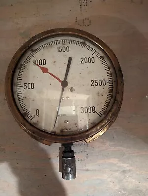 Vintage Marsh Hydraulic Pressure Gauge - Steampunk -  • $29.99